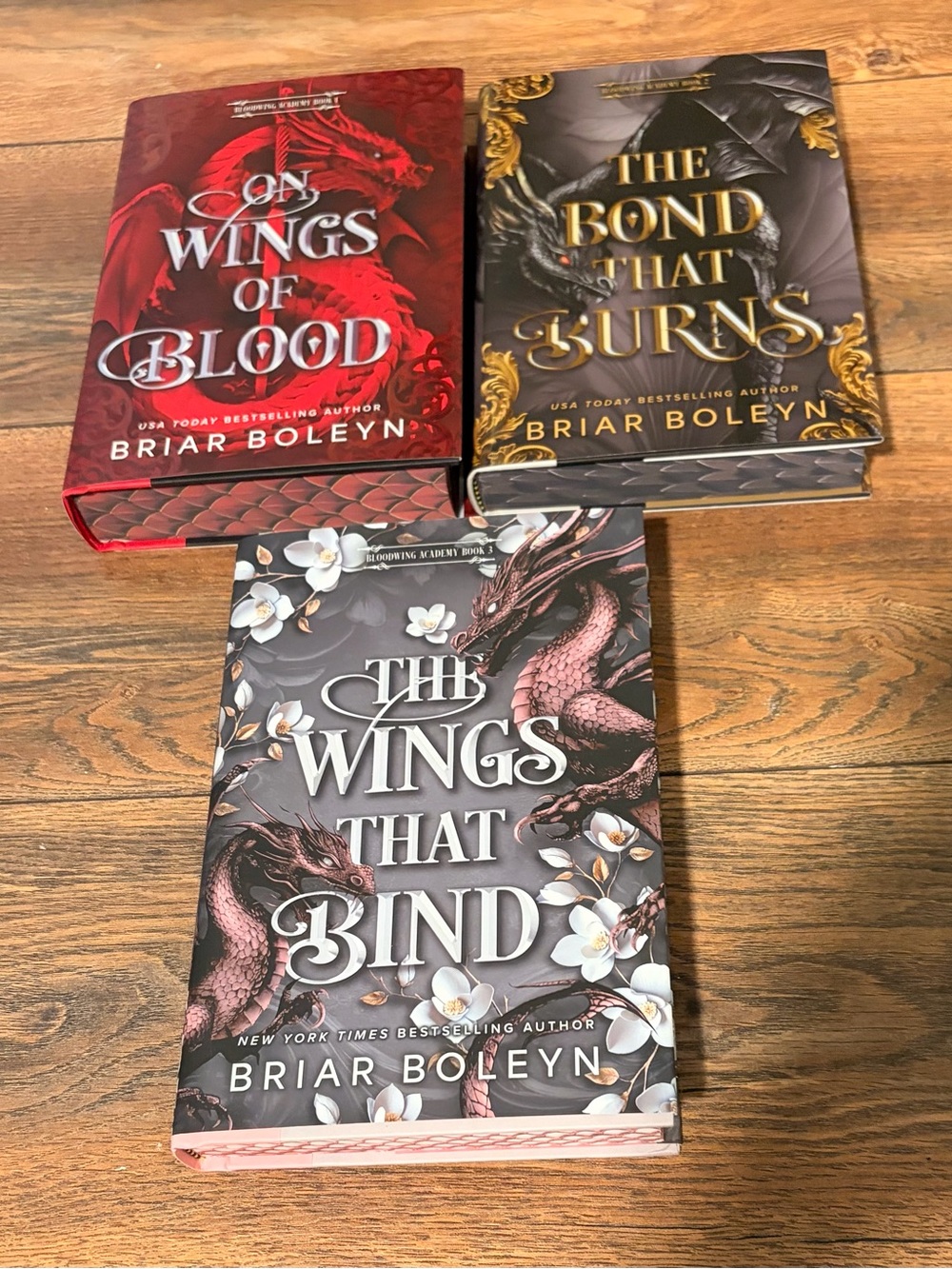 Bloodwing Academy (books 1-3) deluxe editions - by Briar Boleyn.